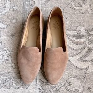 Naturalizer Women's Suede Loafers in Taupe